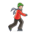 Boy in Red Coat Color PNG