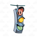 Cartoon Traffic Light