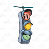 Cartoon Traffic Light
