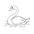 White Swan Line PNG