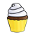 Chocolate Cupcake Color PNG