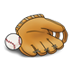 Baseball beside glove