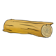 Brown Log with tree rings