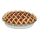 Pie in pan