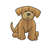 Stuffed Brown Puppy Color PDF
