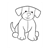 Stuffed Brown Puppy Line PDF