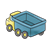 Yellow Dump Truck Color PNG