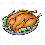 Turkey on Plate