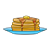 Pancake Plate Color PNG