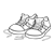Athletic Shoes Line PNG