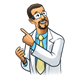 Scientist man with goatee