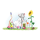 Maynard in flowers