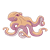 Octopus Color PNG