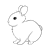 White Rabbit Line PNG
