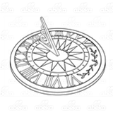 Round Sundial