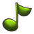 Music Note Color PNG