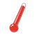 Bulb Thermometer 5 Color PNG