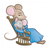Mother Mouse Color PDF