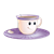 Purple Teacup Color PNG