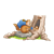 Chipmunk and Babies Color PNG