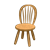 Wood Chair Color PNG