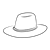 Cowboy Hat Line PNG