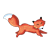 Orange Fox Color PNG