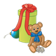 Teddy Bear and Present 