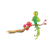 Green Parrot Color PNG