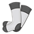 White Socks Color PNG