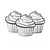 Three Cupcakes Line PDF