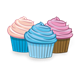 Three Cupcakes 
