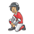 Baseball Player Color PNG