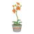 Flowering Pot Color PNG