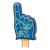 Foam Finger Color PNG