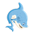 Blue Shark Color PNG