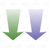 Green and Purple Arrows