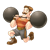 Strong Man Color PNG