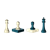Chess Piece Collection Color PNG