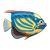 Yellow Fish Color PNG