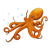 Octopus Color PNG