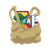 Bag of Groceries Color PNG