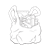 Bag of Groceries Line PNG