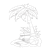 Vacation Scene Line PNG