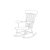 Rocking Chair Line PNG