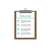 Brown Clipboard Color PNG