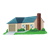 Tan House Color PNG