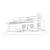 Tan House Line PNG