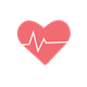 Heart with lifeline