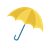 Yellow Umbrella Color PNG